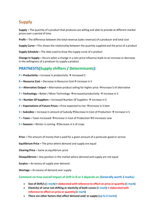 real world supply curves - a level economics revision... Economics-AS-Level-Notes.pdf
