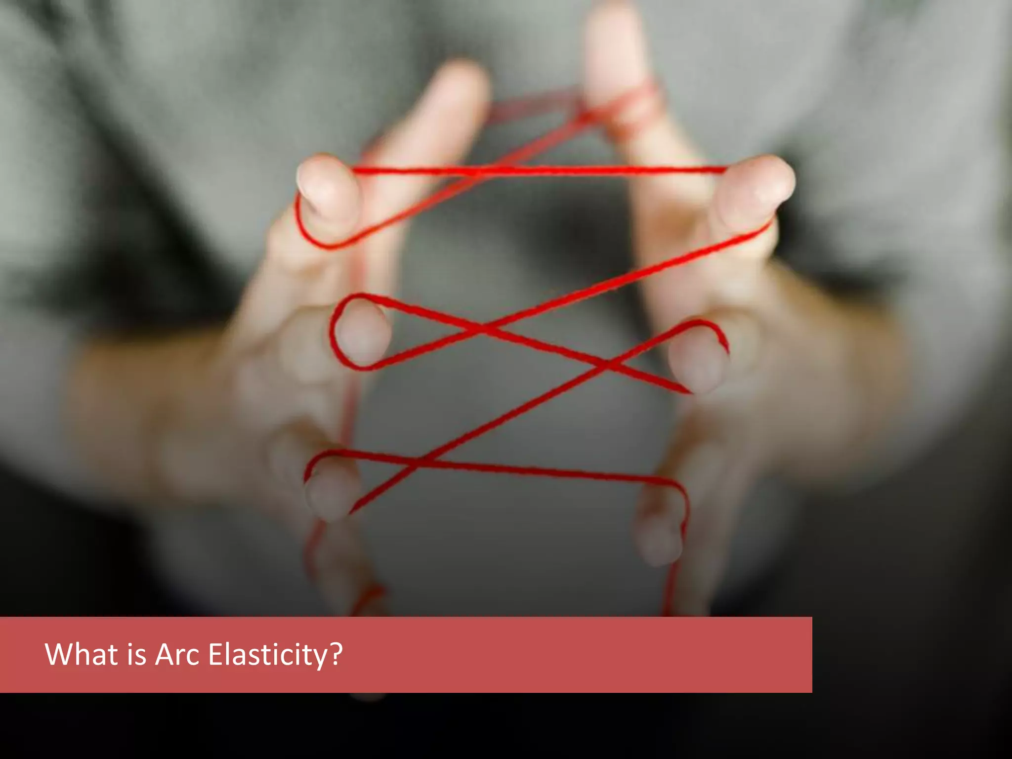 What is Arc Elasticity?
 