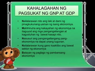 Ginagamit Na Paraan Ng Pagsukat Sa Gross National Income - pamamaraan