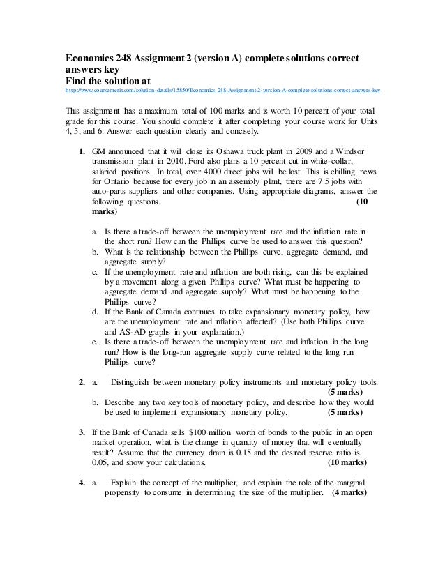 Buy economics assignment
