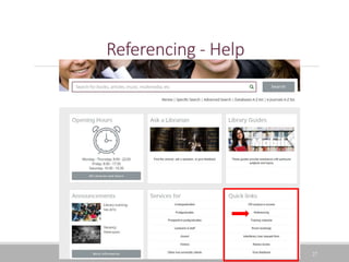Referencing - Help
27
 