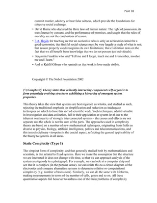 Economics And The Complexity