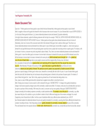 Economics assignment