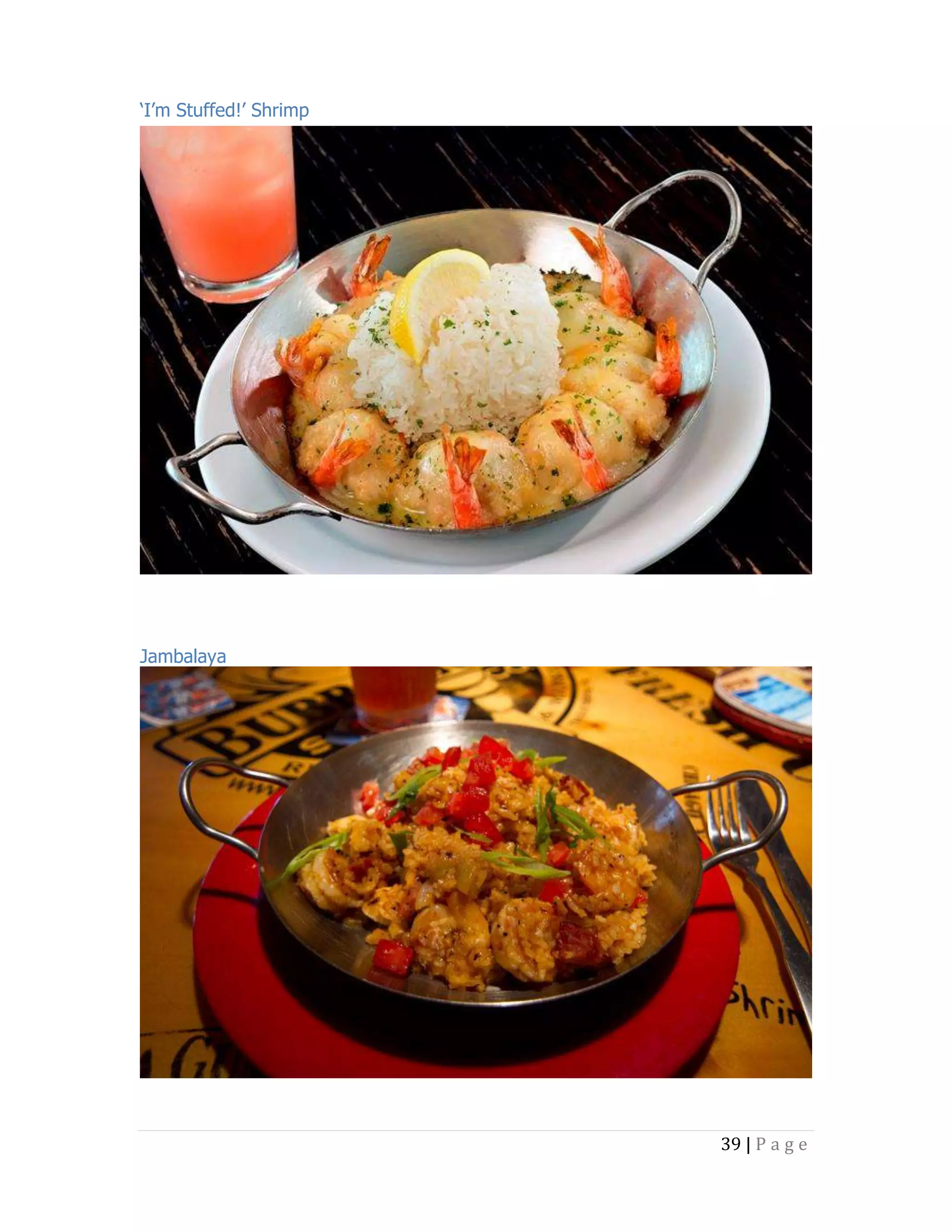 ‘I’m Stuffed!’ Shrimp

Jambalaya

39 | P a g e

 