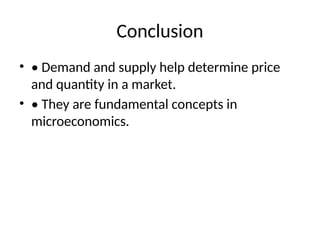 Understanding Demand and Supply: Key Economic Principles and Market ...