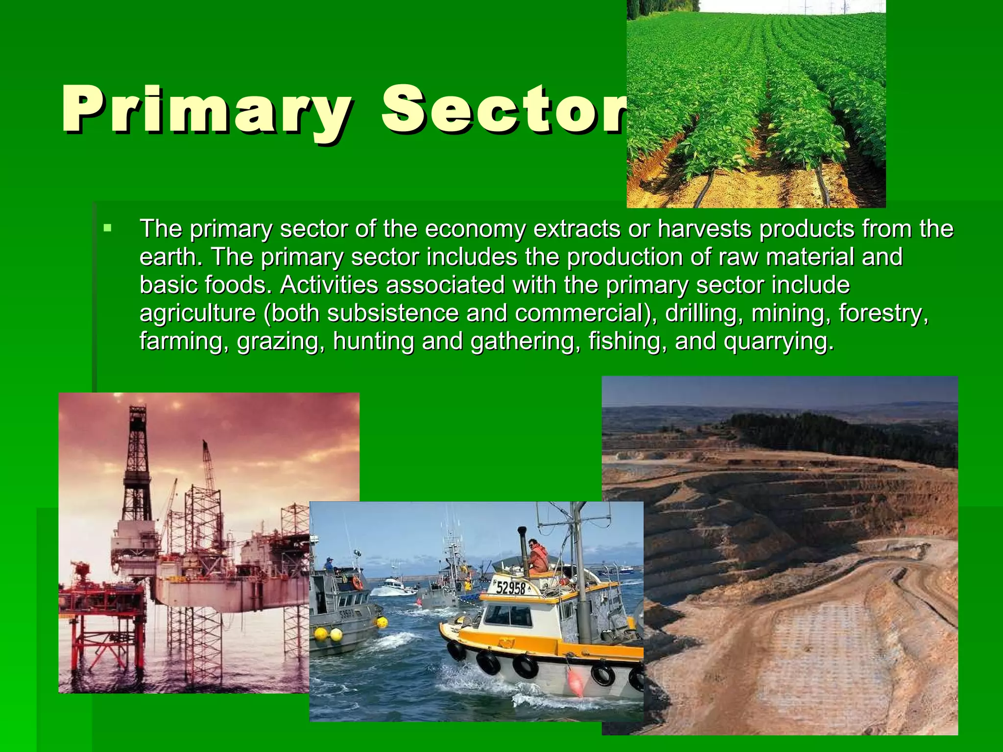 Economic sectors | PPT