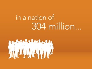in a nation of
     304 million...
 