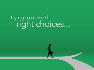 trying to make the
  right choices...
 