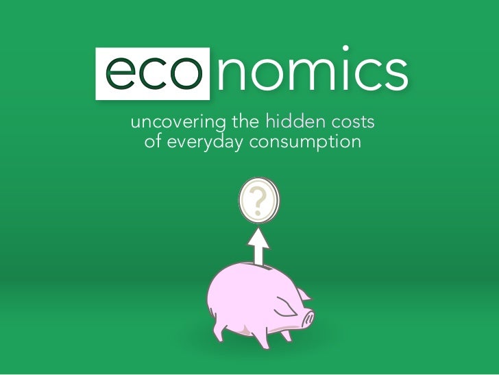 Eco Nomics The Hidden Costs Of Consumption - 