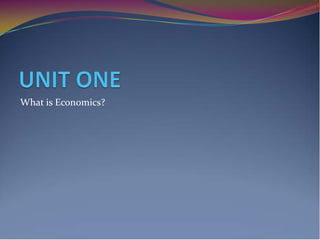 Economics Final Exam Review