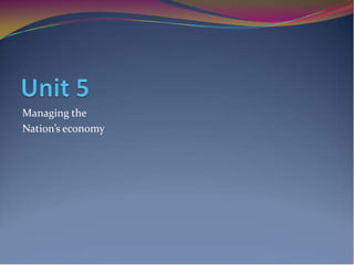 Economics Final Exam Review