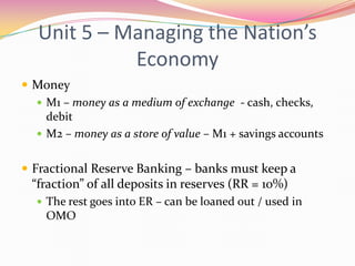 Economics Final Exam Review