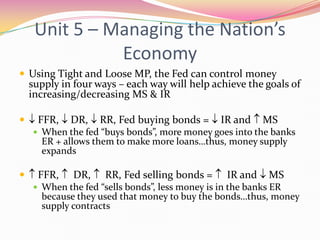 Economics Final Exam Review