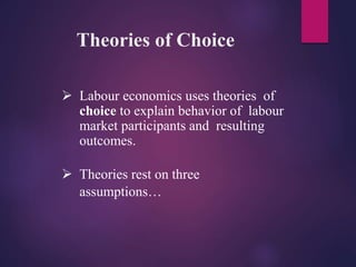 Labour Economics | PPTX