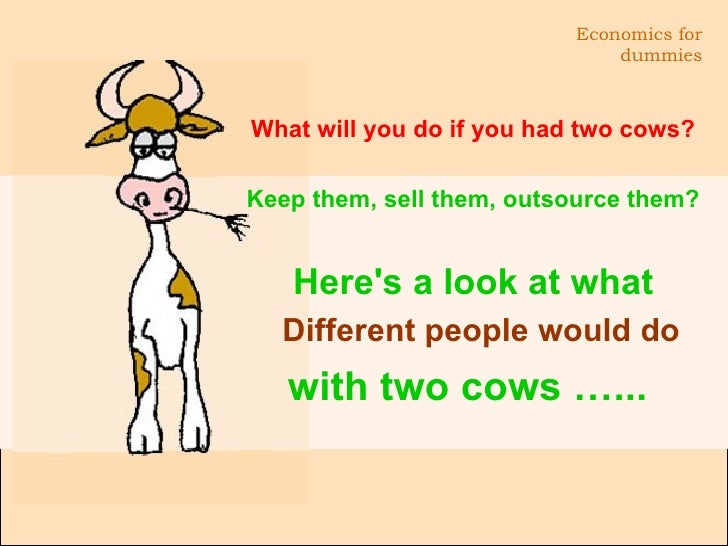 Understanding macroeconomics for dummies