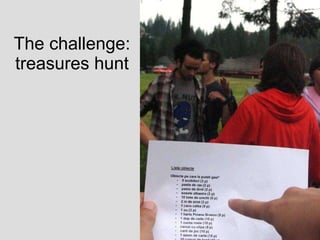 The challenge: treasures hunt 