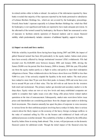 Global Financial Crisis and its impact on economic growth | DOCX