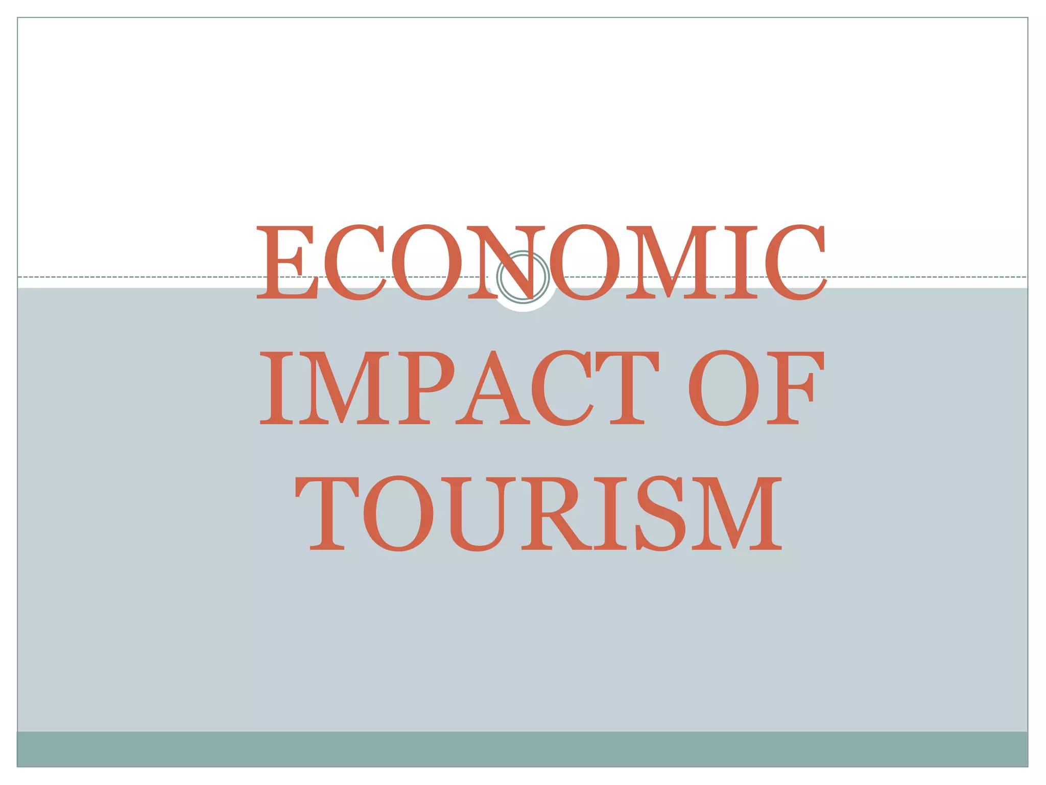 Economics impacts of tourism by lalit rava | PPTX