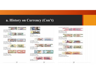 a. History on Currency (Con’t)
 