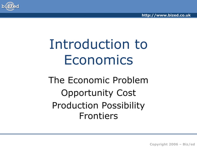 Economics intro | PPT