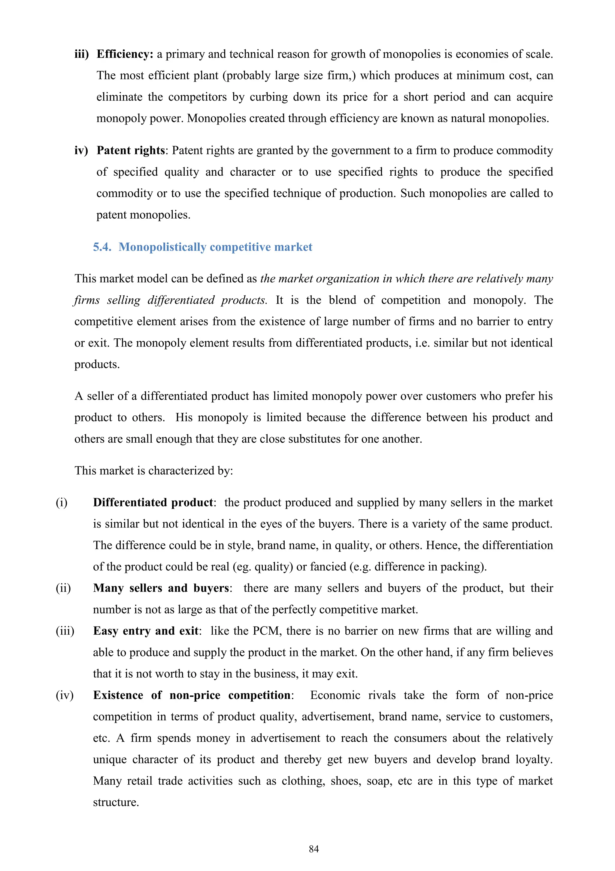 ECONOMICS module for Freshman 1st Semester Students | PDF