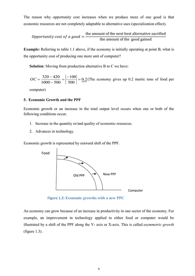 ECONOMICS module for Freshman 1st Semester Students | PDF
