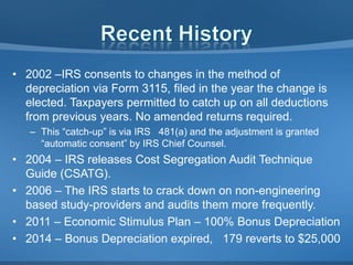 Economics of Cost Segregation | PPTX