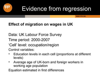 The Economic Impacts of Migration on the UK Labour Market | PPT