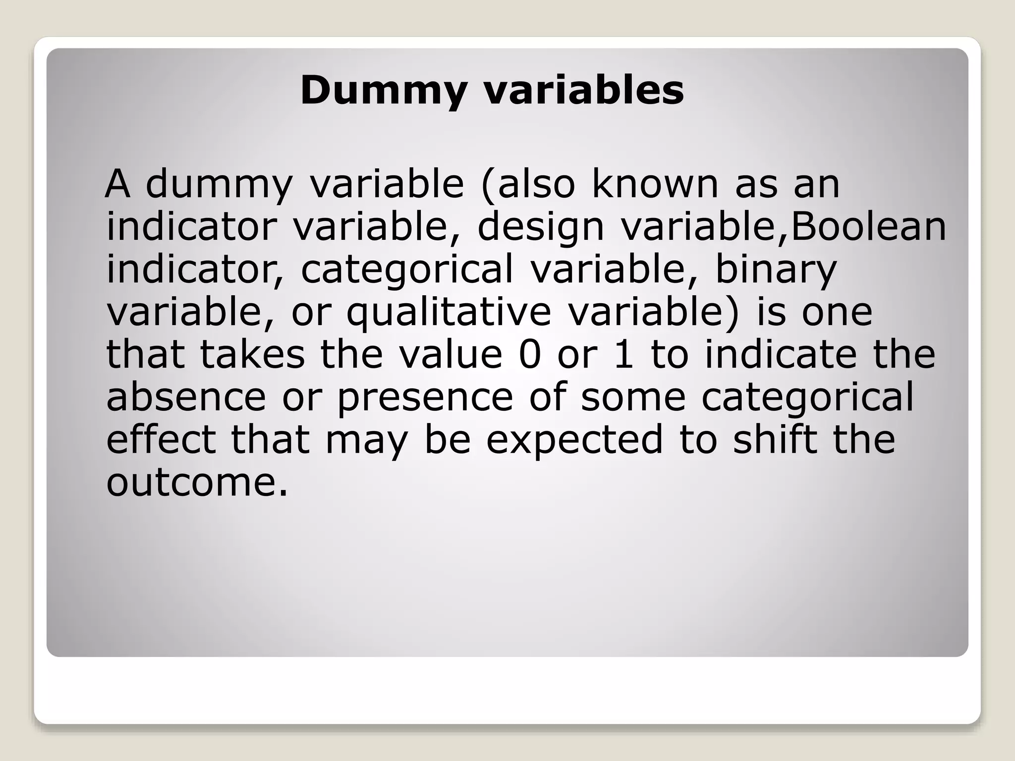 linear probit model | PPT