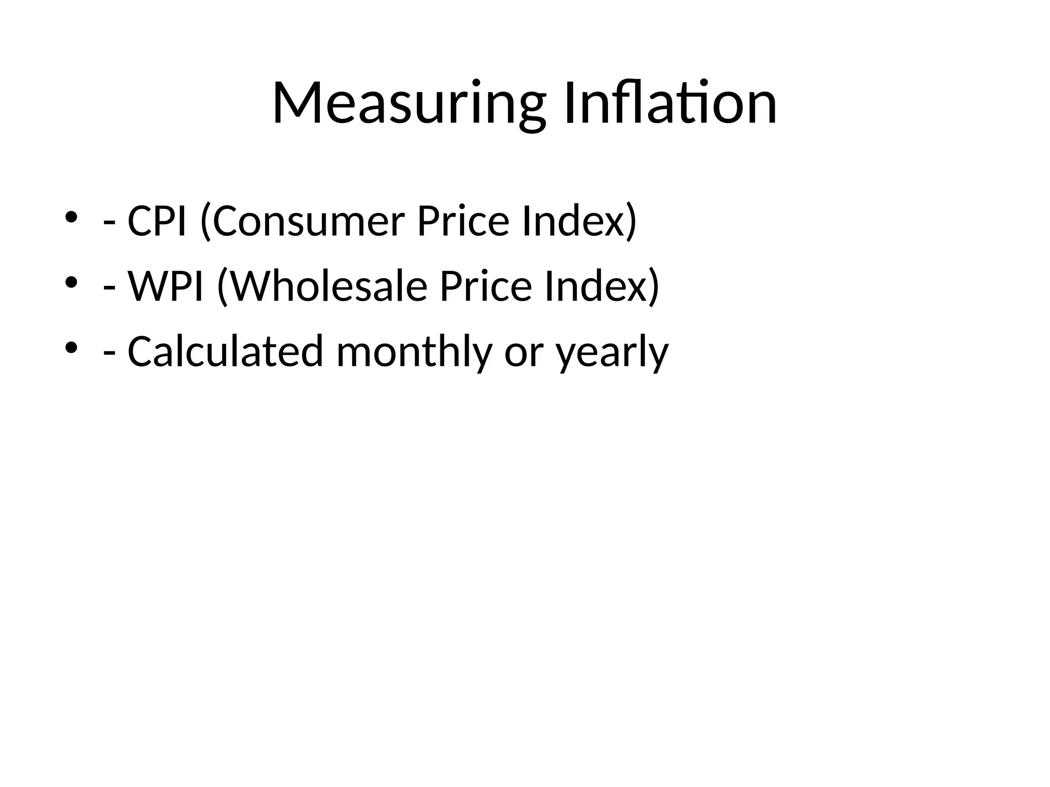 Economics Presentation Inflation Pptx