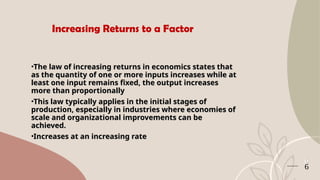 ECONOMICS PRESENTATION RETURNS PPT.ppt