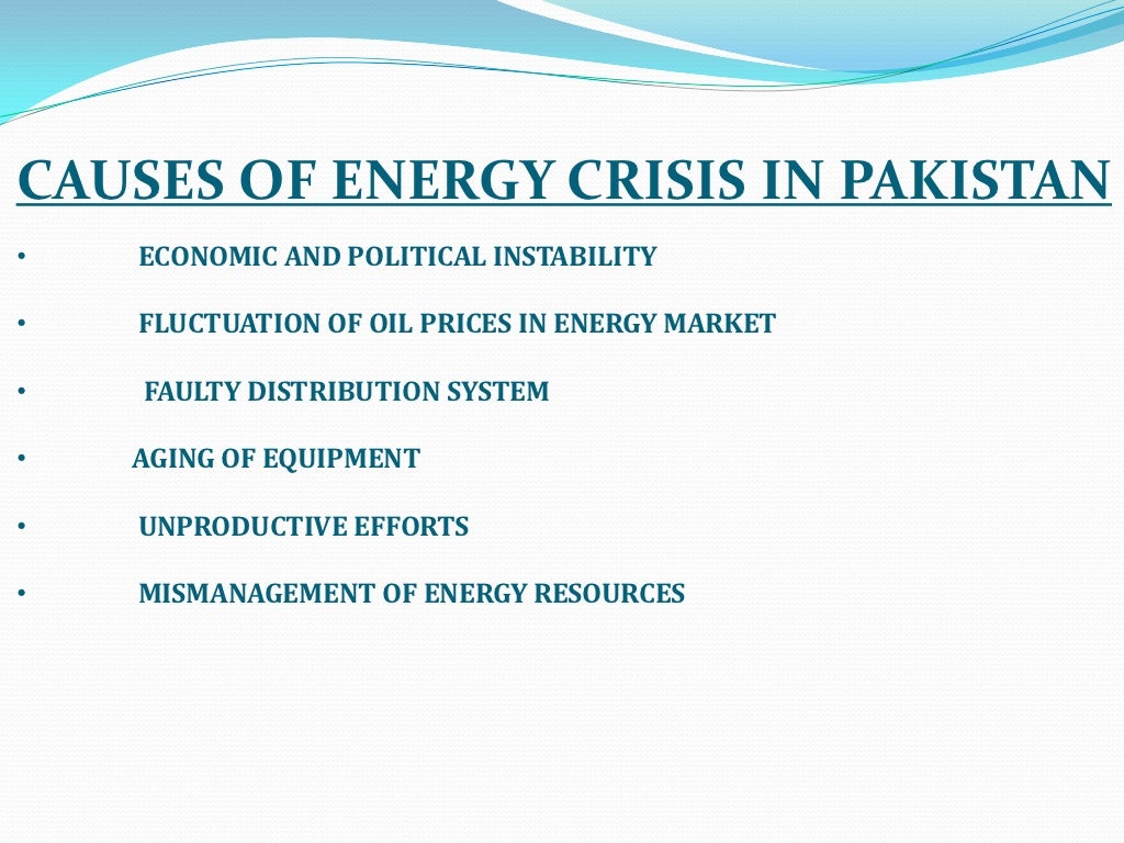 Energy Crisis of Pakistan