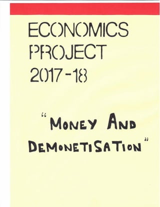 Economics project class 12 || 2017-18 || CBSE | PDF
