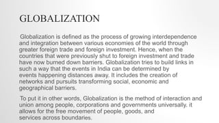 Globalisation | PPTX