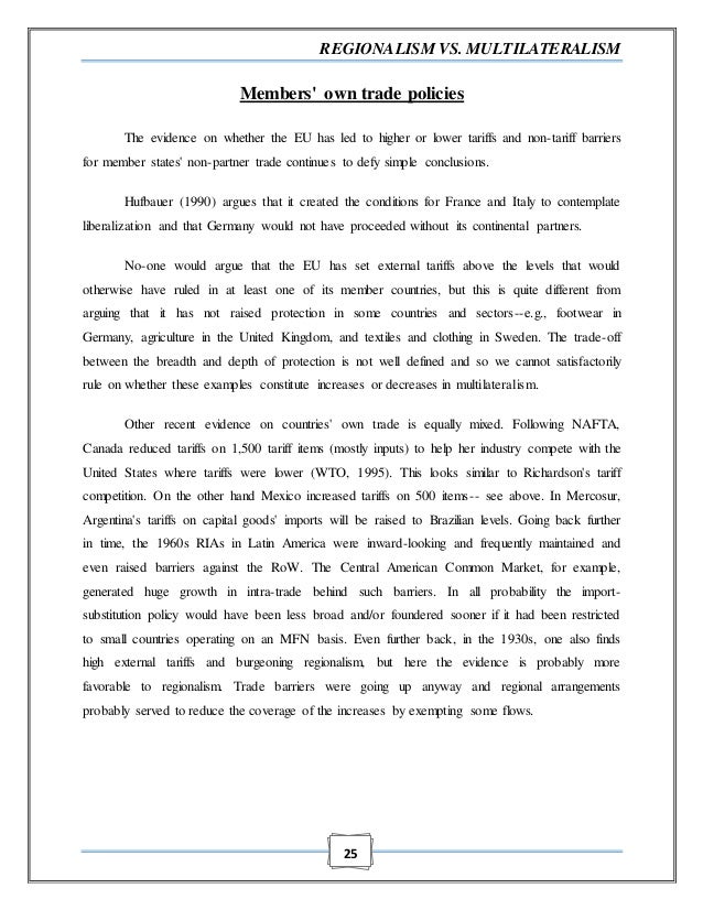 Examples Of Application Essays Economics Project Regionalism Vs Multilateralism M Com Part Sem Animal Testing Essay also Middle School Essay Outline Nafta Essay Economics Project Regionalism Vs Multilateralism M Com Essay On Great Depression