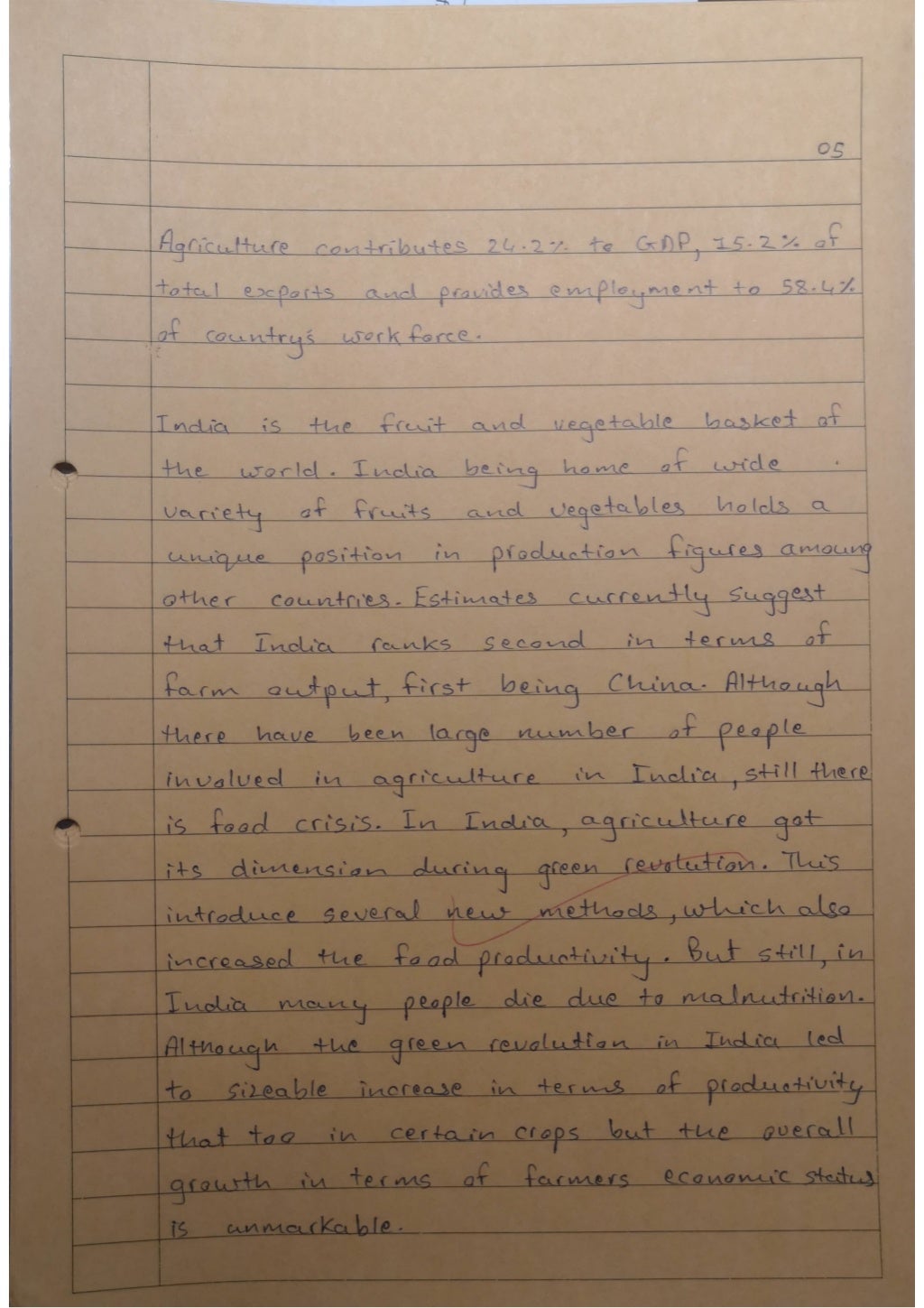 Economics Project On Food Supply Chain Channel In India