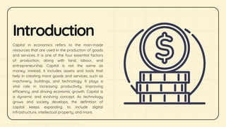 Comprehensive Overview of Capital in Economics: Types, Attributes, and ...