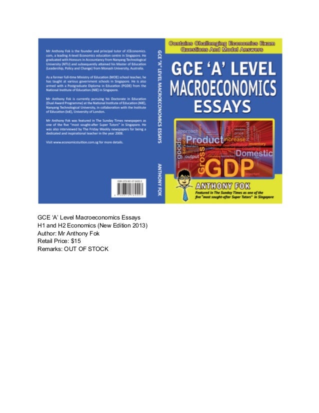 Author Of Economics Ten Year Series And Several Economics