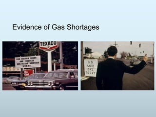 Evidence of Gas Shortages

 