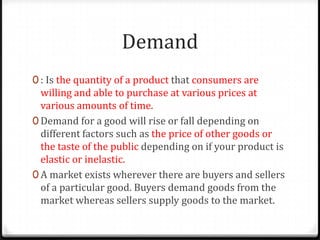 introduction to demand - intelligent economist Images... Economics revision on everything | PPTX
