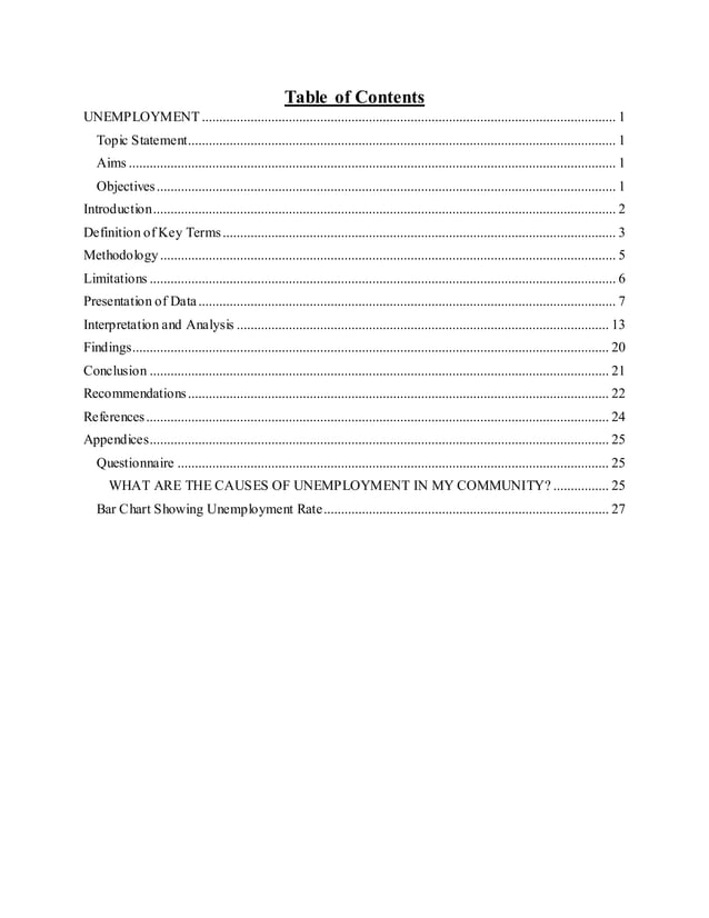 Economics CSEC SBA Sample PDF