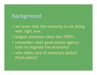 Economic Stimulus Package