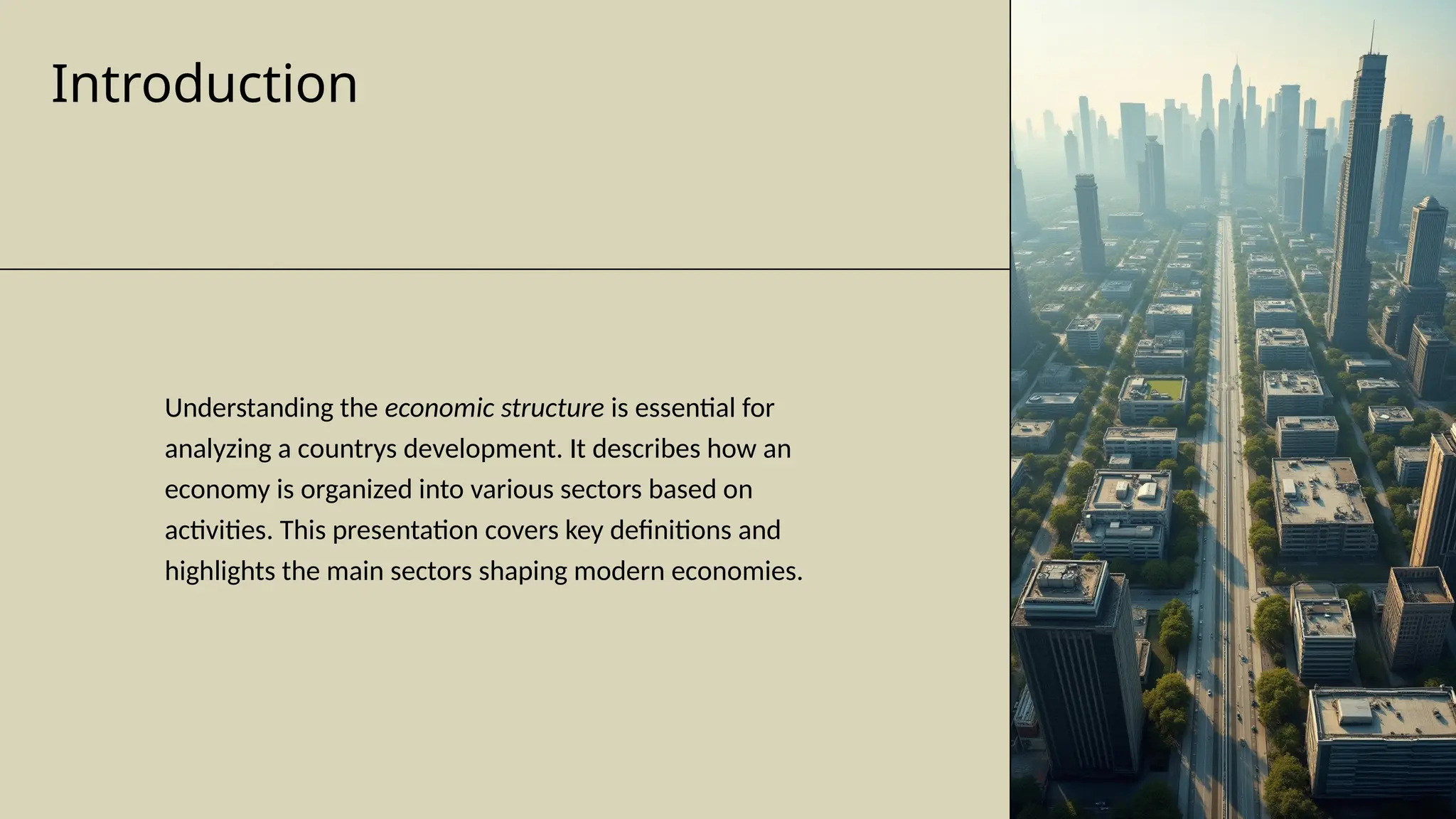 Economic Structure and it's Basics ppt.pptx