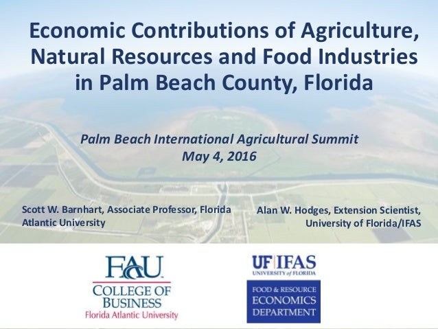 Economic Contributions of Agriculture, Natural Resources ...