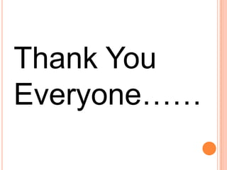 Thank You
Everyone……
 