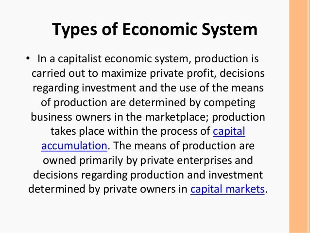 Economic System