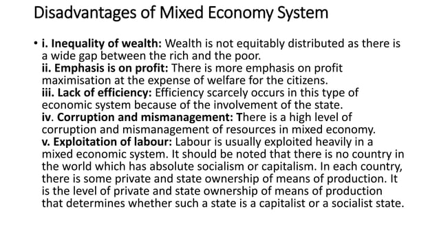 Economic System 2 Types Advantages And Disadvantages Ppt Economic System 2 Types Advantages And Disadvantages Ppt