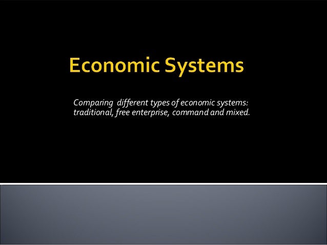 Economic Systems. - ppt download