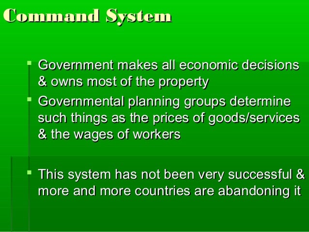 government makes economic decisions government makes economic decisions