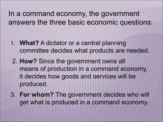 Economic systems | PPT